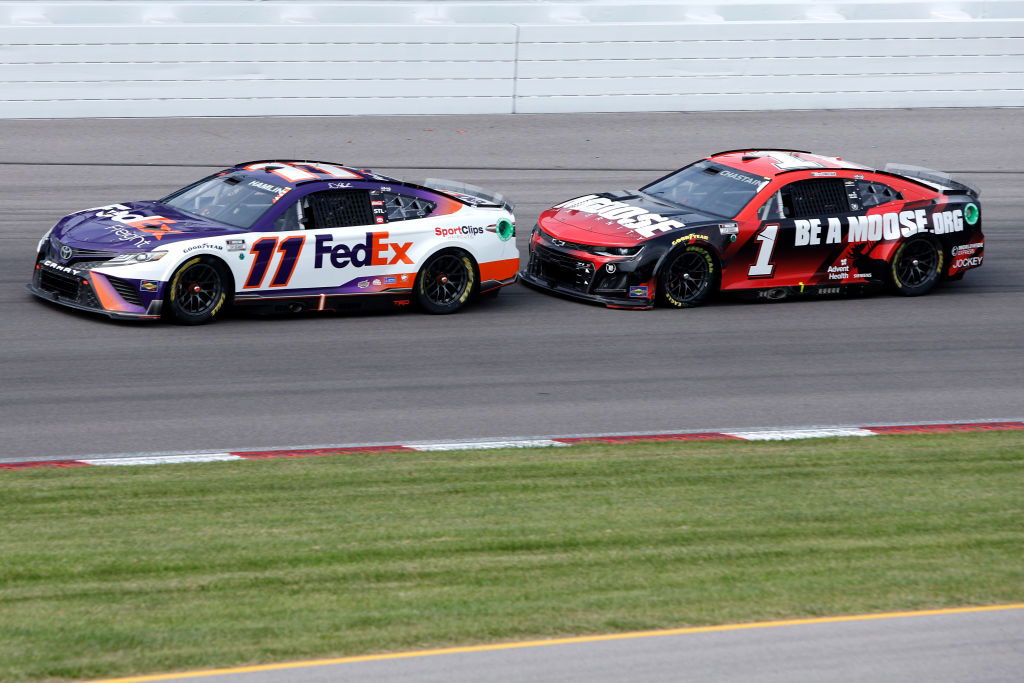 Joey Logano Beats Kyle Busch in Overtime at Gateway